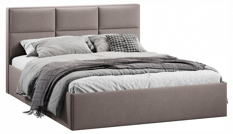Фото Кровать двуспальная Стелла с ПМ Тип 1 TRI_257401 - интернет-магазин МегаТерем в Москве