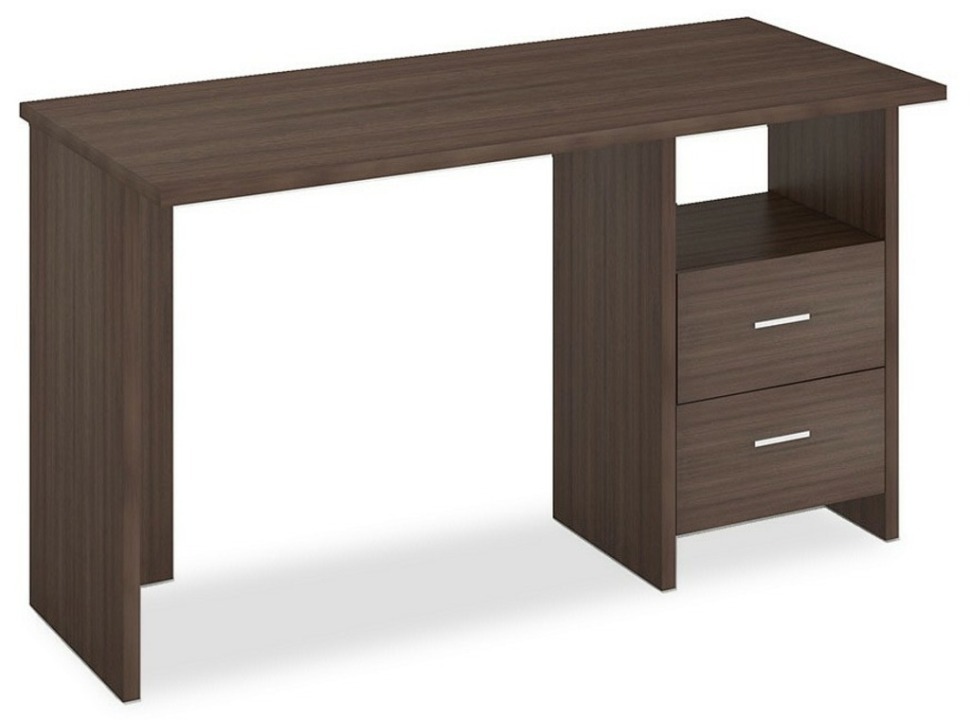 Фото Стол письменный Домино Lite СКЛ-Прям130 MER_SKL-Pryam130_SH - интернет-магазин МегаТерем в Москве