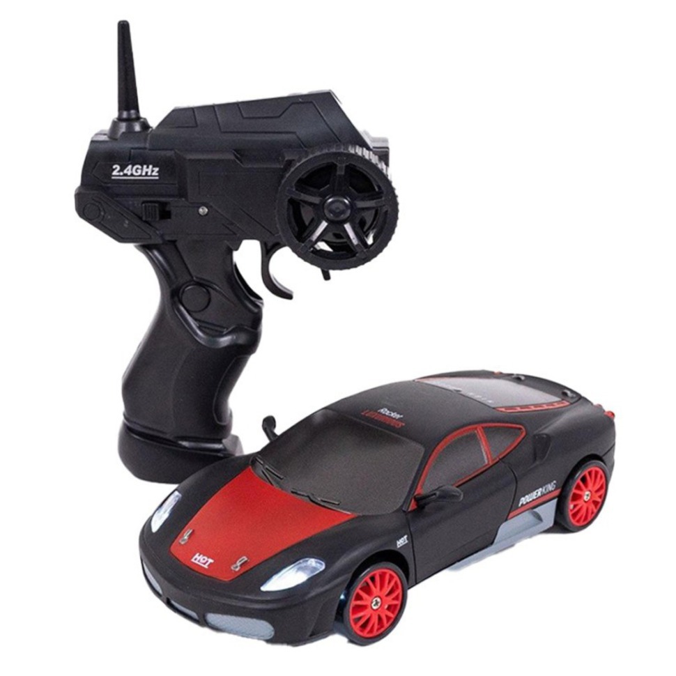 Фото Радиоуправляемая машина для дрифта Ferrari F430 (19 см, 15 км/ч, сменные колеса, фишки) (SC24A03) - интернет-магазин МегаТерем в Москве