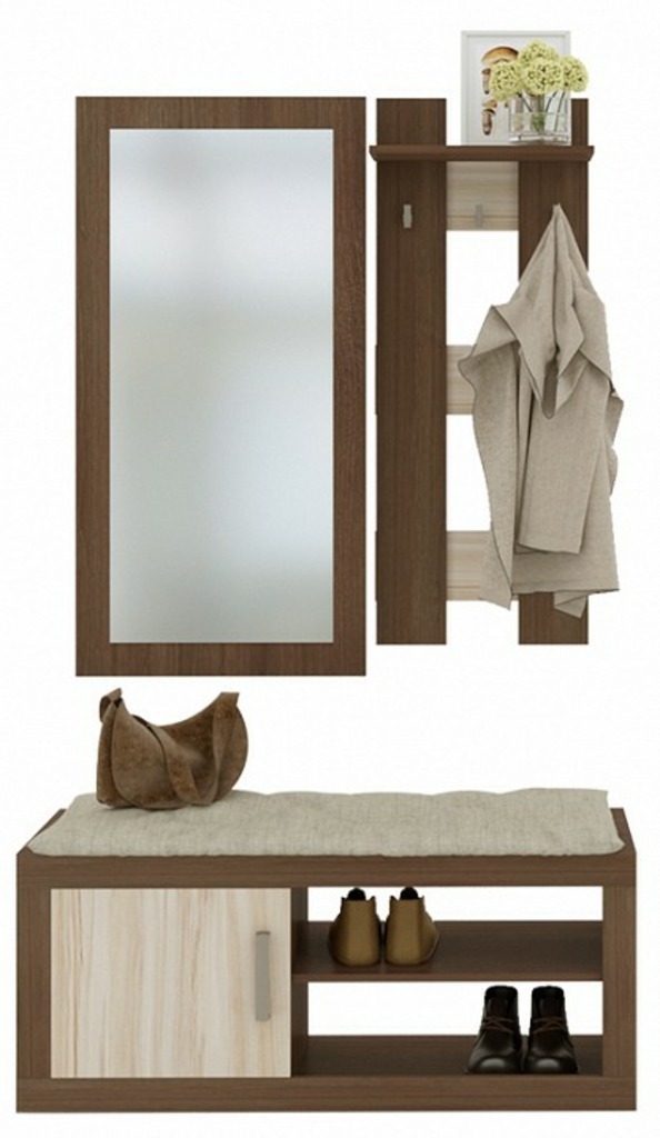 Фото Стенка для прихожей Toivo ТОЙ-ПР 8 MER_TOJ-PR-8-SHK - интернет-магазин МегаТерем в Москве