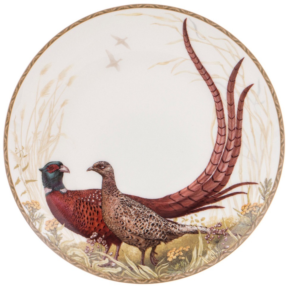 Фото Тарелка закусочная lefard охота 20,5 см (415-2225)  - интернет-магазин МегаТерем в Москве