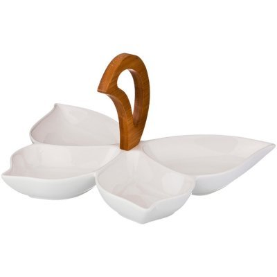 Менажница 4-х секционная lefard "native" 28,5*21 см. высота=14 см. (587-134) 