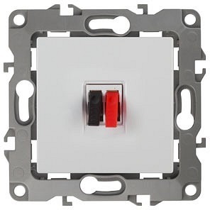 Фото Розетка акустическая без рамки Эра Эра 12 12-3111-01 ER_B0027451 - интернет-магазин МегаТерем в Москве