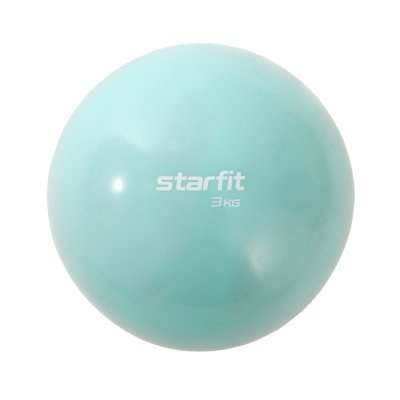 Медбол STARFIT GB-703, 3 кг, мятный (1007332)