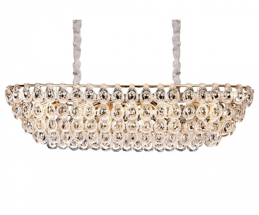 Фото Подвесная люстра Newport 5250 5259+9/S gold NWP_M0070026 - интернет-магазин МегаТерем в Москве