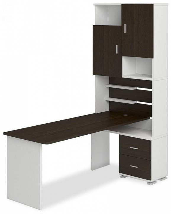 Фото Стол компьютерный Домино СР-720/180 MER_SR-720-180-BEVV-PRAV - интернет-магазин МегаТерем в Москве