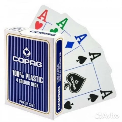 Карты Copag 4 Colour (blue)...