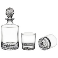 Набор для виски "lion": штоф + два стакана, 850 мл/310 мл Lefard (687-017)