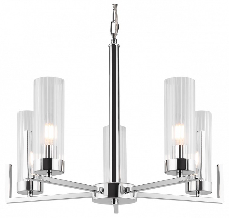 Фото Подвесная люстра Freya Adeline FR5214PL-05CH MY_FR5214PL-05CH - интернет-магазин МегаТерем в Москве