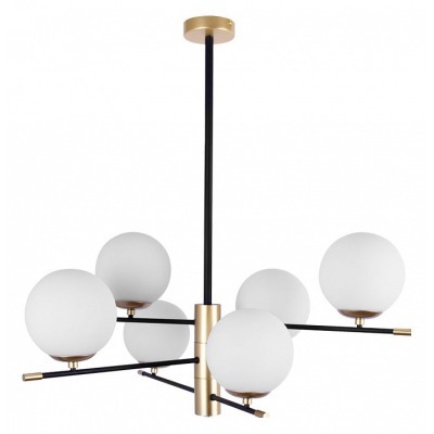 Люстра на штанге Arte Lamp Arkab A2225LM-6BK AR_A2225LM-6BK