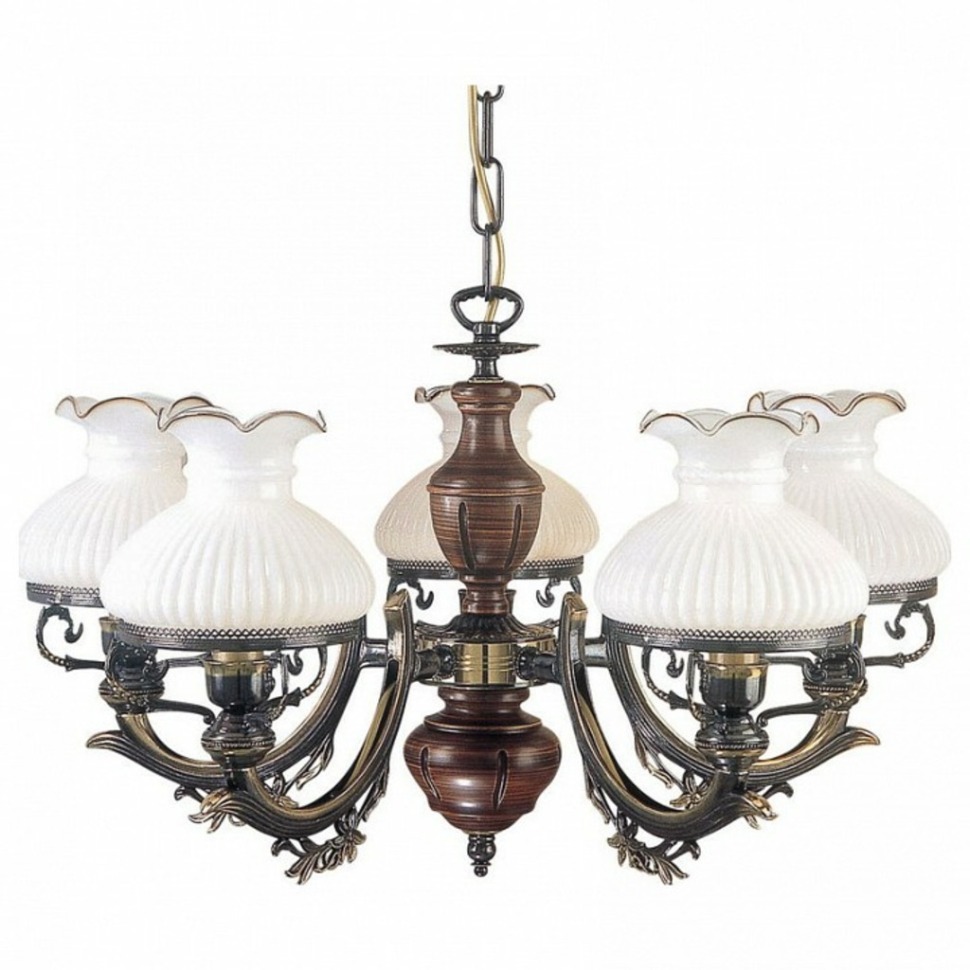 Фото Подвесная люстра Reccagni Angelo 2810 L 2810/5 RA_L_2810_5 - интернет-магазин МегаТерем в Москве