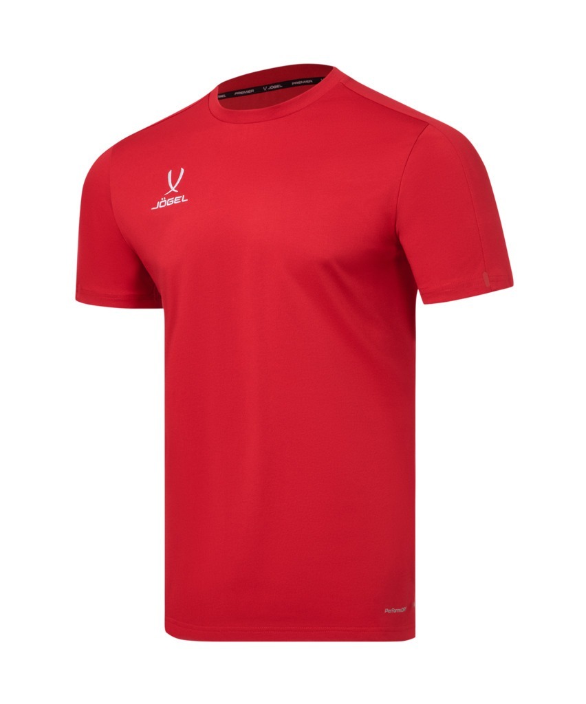 Фото Футболка тренировочная JÖGEL PREMIER PerFormDRY TRN CVC Tee, красный (2126444) - интернет-магазин МегаТерем в Москве