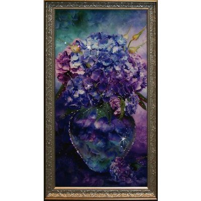 Картина Гортензия с кристал...
