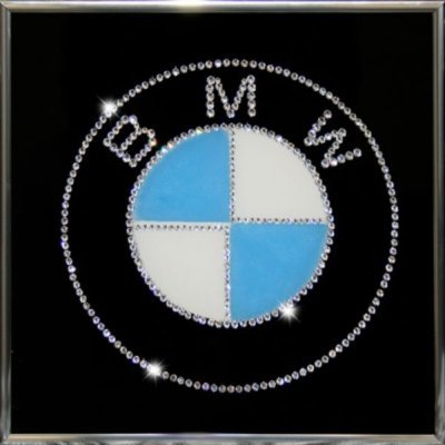 Картина БМВ с кристаллами S...