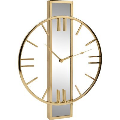 Часы с зеркальн. планкой цв...