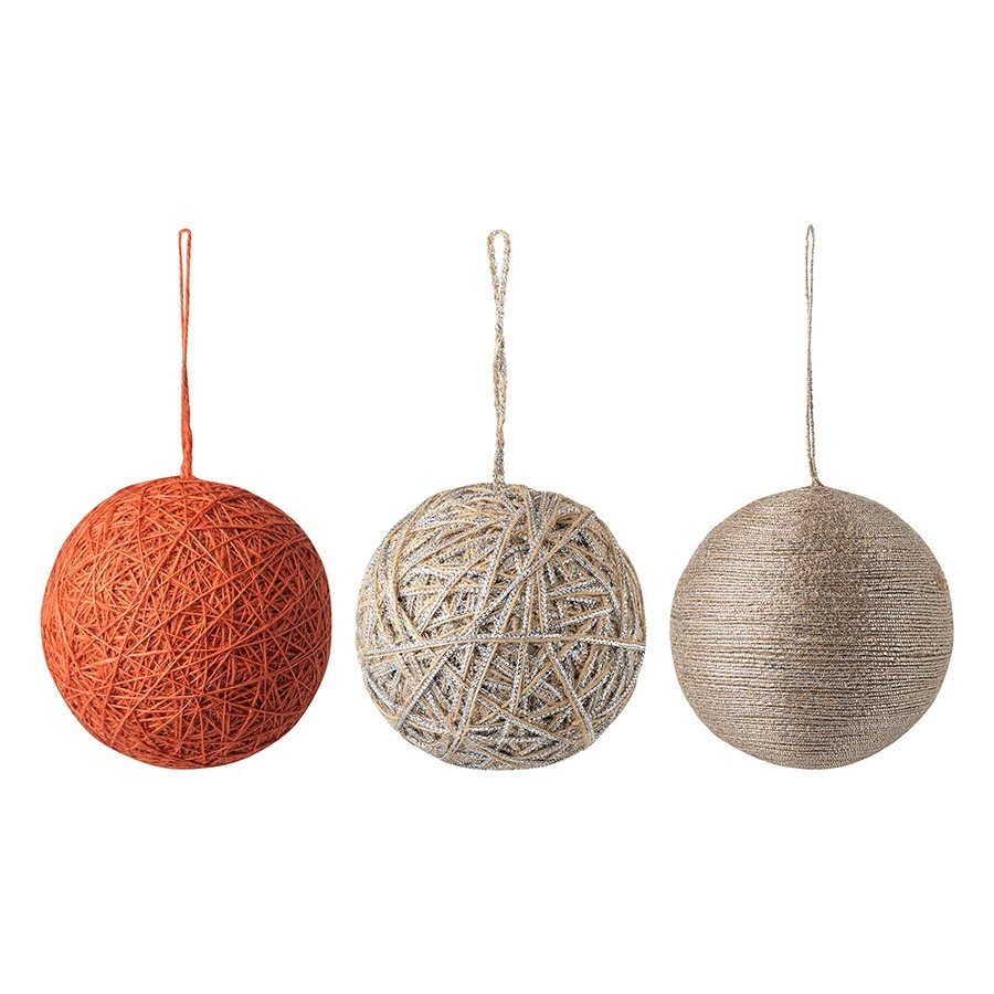 Фото Набор ёлочных украшений trendy коллекции new year essential, 3 шт. (78337) - интернет-магазин МегаТерем в Москве