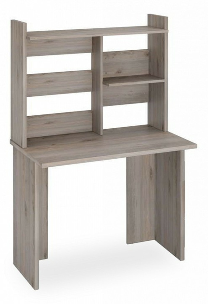 Фото Стол компьютерный Домино Лайт СКЛ-Прям-100 без тумбы+НКЛ-100 MER_SKL-Pryam100_bez_tumby-NKL-100_N - интернет-магазин МегаТерем в Москве