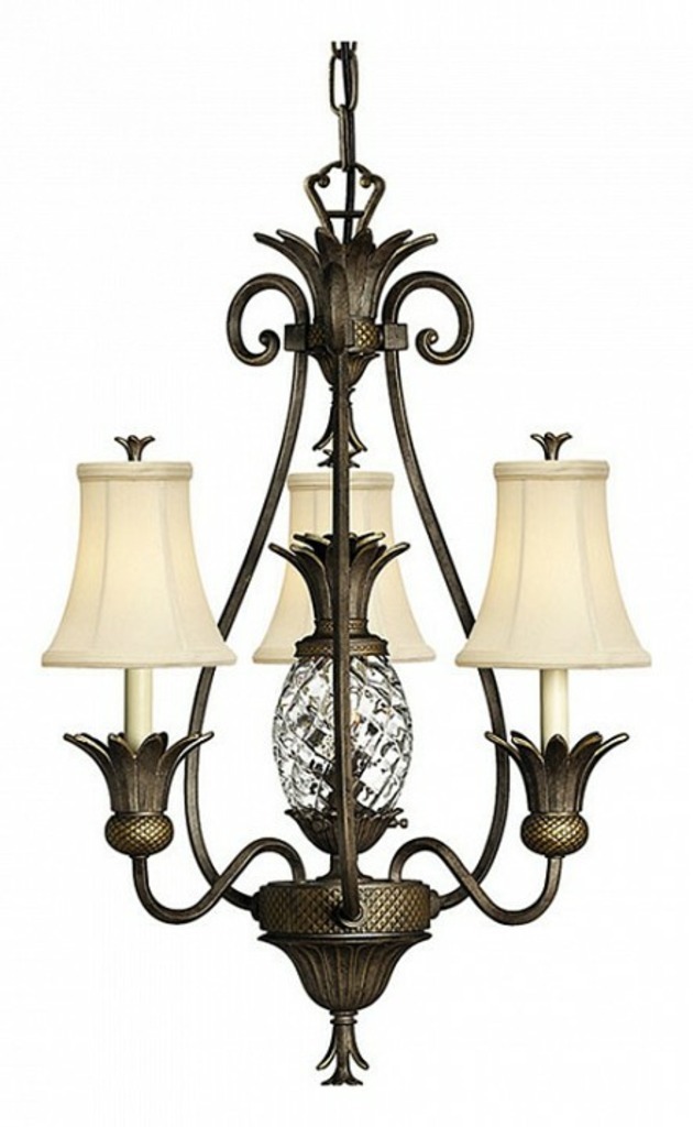 Фото Подвесная люстра Hinkley Plantation HK-PLANT3-PZ NC_HK_PLANT3_PZ - интернет-магазин МегаТерем в Москве