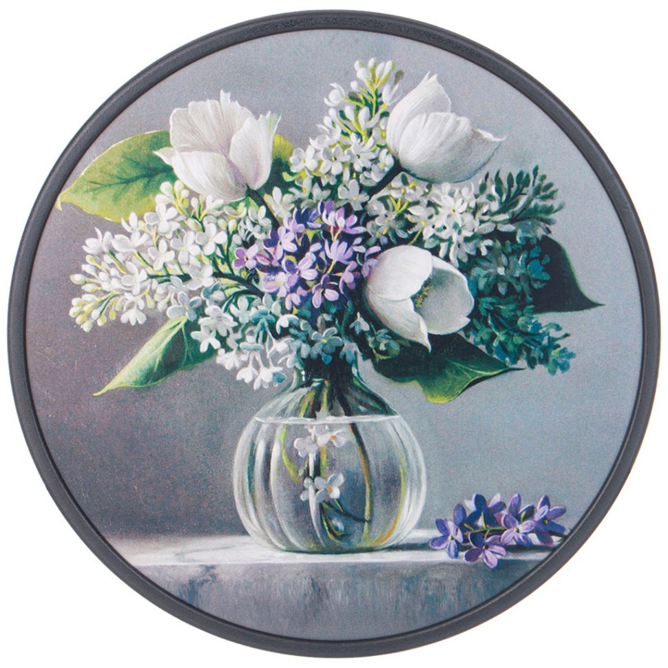 Фото Доска разделочная диаметр 27,5*1.2 см Agness (895-176) - интернет-магазин МегаТерем в Москве