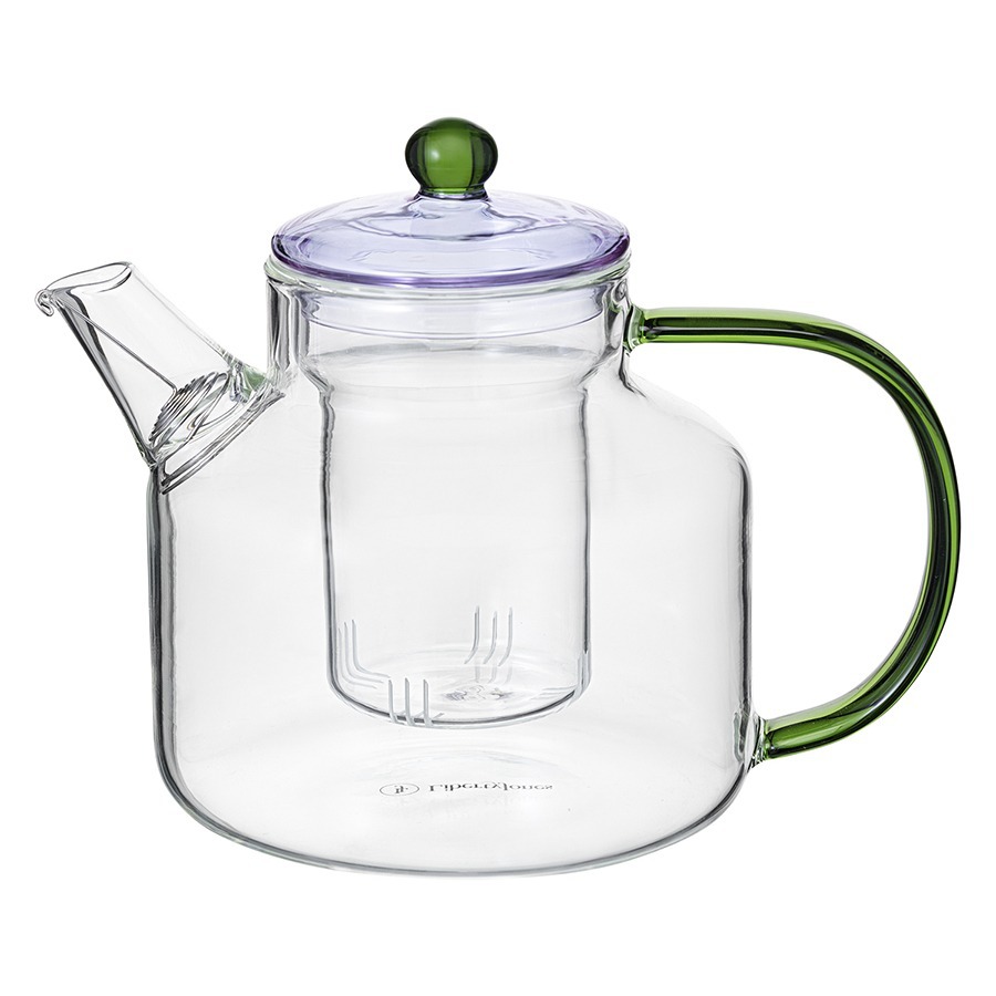Фото Чайник заварочный orb, 1,2 л, фиолетовый/зеленый (78266) - интернет-магазин МегаТерем в Москве
