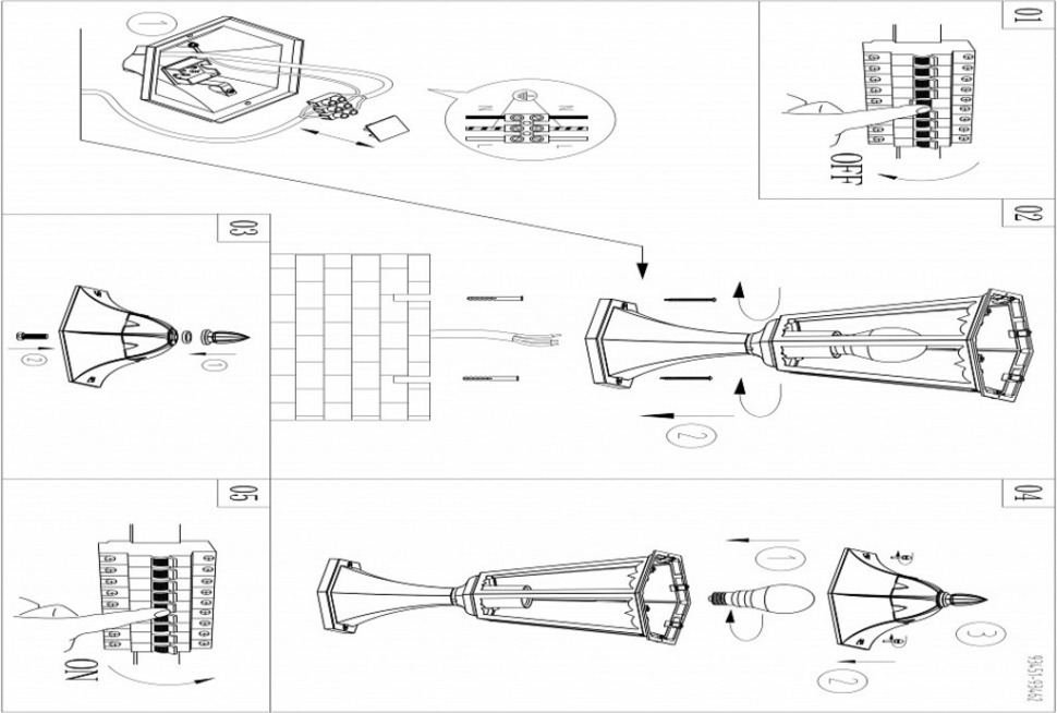 Фото Наземный низкий светильник Eglo Navedo 93462 EG_93462 - интернет-магазин МегаТерем в Москве