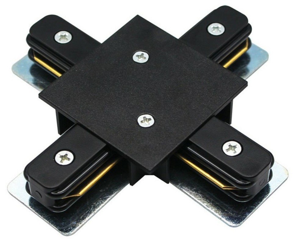 Фото Соединитель X-образный для треков Arte Lamp Track Accessories A110106 AR_A110106 - интернет-магазин МегаТерем в Москве