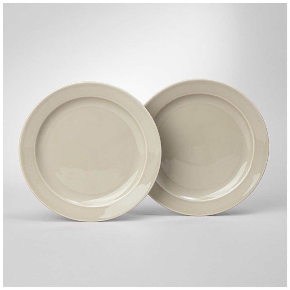 Фото Набор тарелок десертных lefard tint 20 см (бежевый) 2 шт. (48-816-1)  - интернет-магазин МегаТерем в Москве