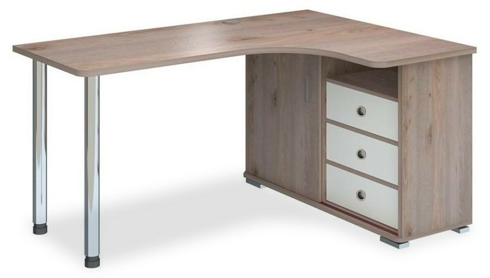 Фото Стол письменный Домино нельсон СР-145СМ MER_SR-145SM_NBEN-PRAV - интернет-магазин МегаТерем в Москве