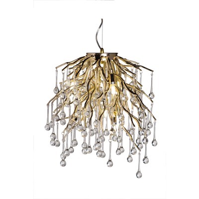 Люстра d.45*h.45см, металл цвет золото (TT-00012893)