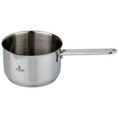 Ковш agness монблан 16х10см, 2 л, нерж сталь индукционное дно (936-116) 