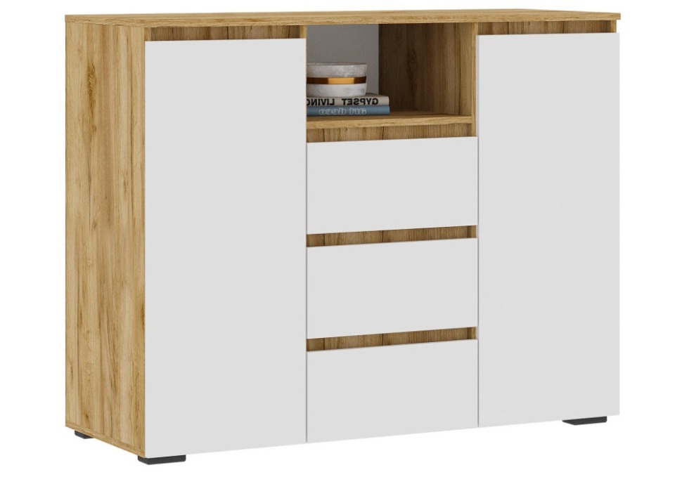 Фото Тумба комбинированная Элла КМ 01 WO_547969 - интернет-магазин МегаТерем в Москве