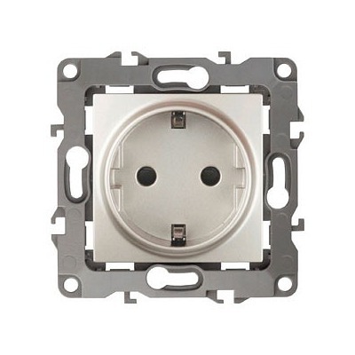 Розетка с заземлением, без рамки Эра Эра 12 12-2001-15 ER_B0019310