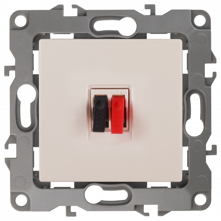 Фото Розетка акустическая без рамки Эра Эра 12 12-3111-02 ER_B0027452 - интернет-магазин МегаТерем в Москве