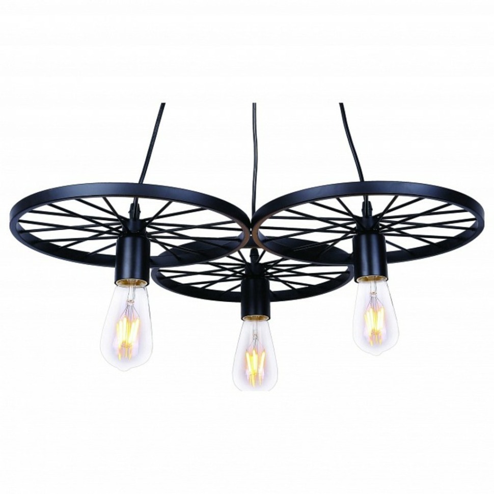 Фото Подвесная люстра TopLight Vanessa TL1201H-03BK TPL_TL1201H-03BK - интернет-магазин МегаТерем в Москве