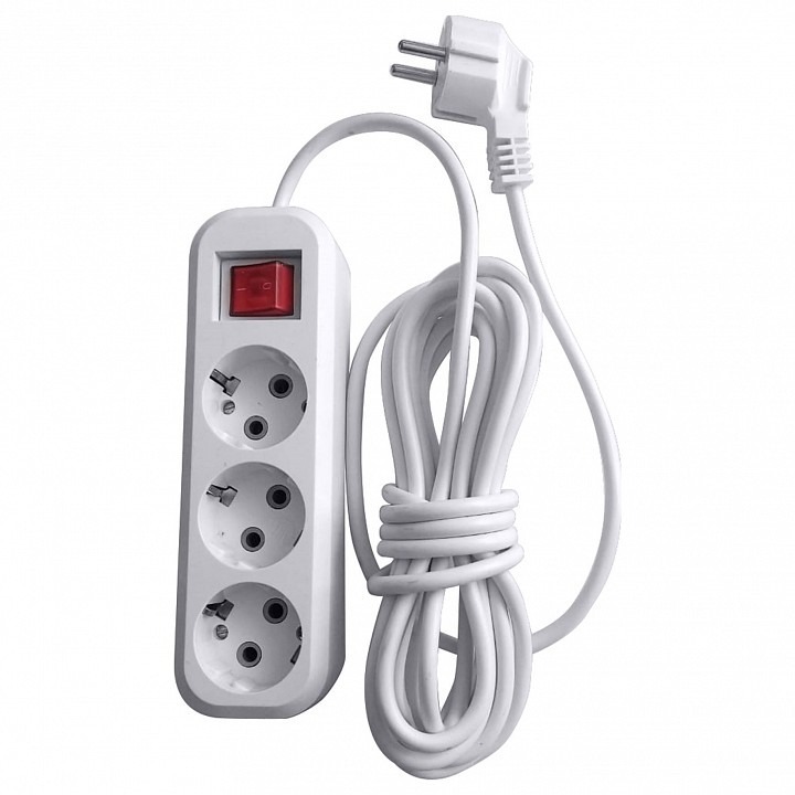 Фото Удлинитель с выключателем Stekker Home 39197 FE_39197 - интернет-магазин МегаТерем в Москве
