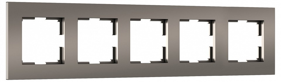 Фото Рамка на 5 постов Werkel Slab бронза софт W0052963 WRK_a067788 - интернет-магазин МегаТерем в Москве