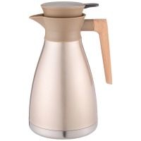 Вакуумный кувшин (термос) agness из нерж.стали 1,5л цвет бронзовый (734-112) 