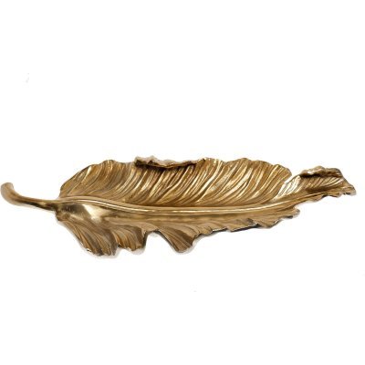 Блюдо декорат. металл.  Лис...
