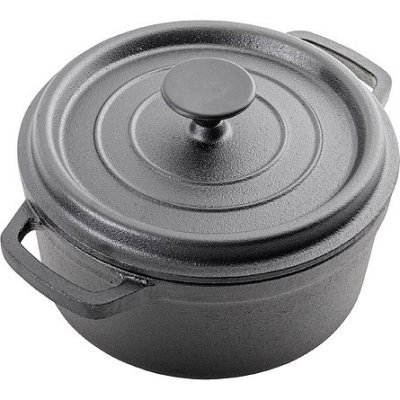 Чугунная кастрюля с крышкой...