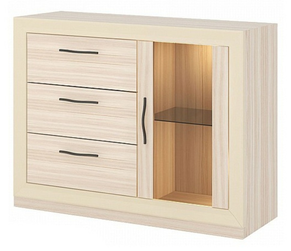 Фото Тумба-витрина Нобиле Км-120/38 ФС MER_Km-120-38-FS-KKr - интернет-магазин МегаТерем в Москве