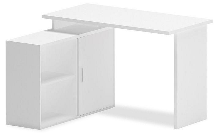 Фото Стол компьютерный Домино Lite СКЛ-ПРЯМ120+ТБЛ-2 MER_SKL-PRYAM120-TBL-2_BE - интернет-магазин МегаТерем в Москве