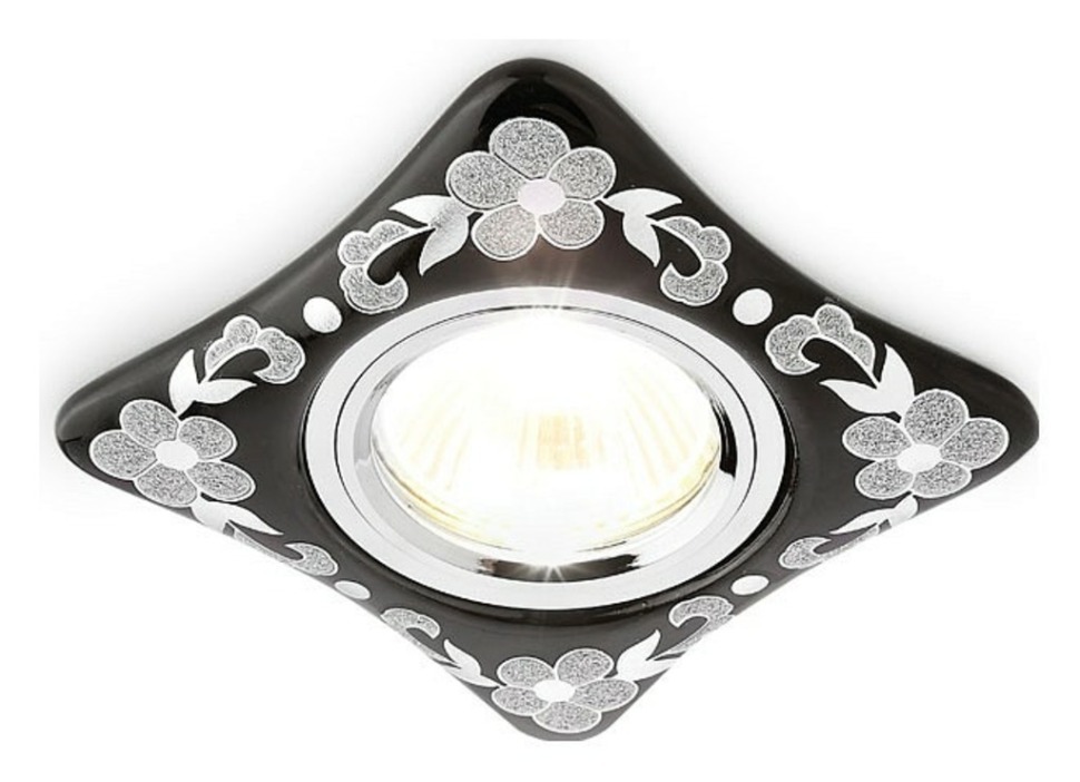 Фото Встраиваемый светильник Ambrella Light Dising D2065 D2065 BK/CH AMBR_D2065_BK_CH - интернет-магазин МегаТерем в Москве