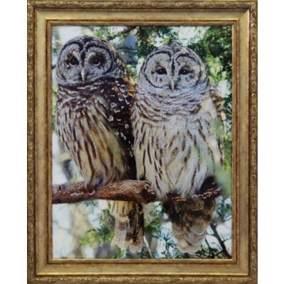 Картина Совы с кристаллами Swarovski (1675)