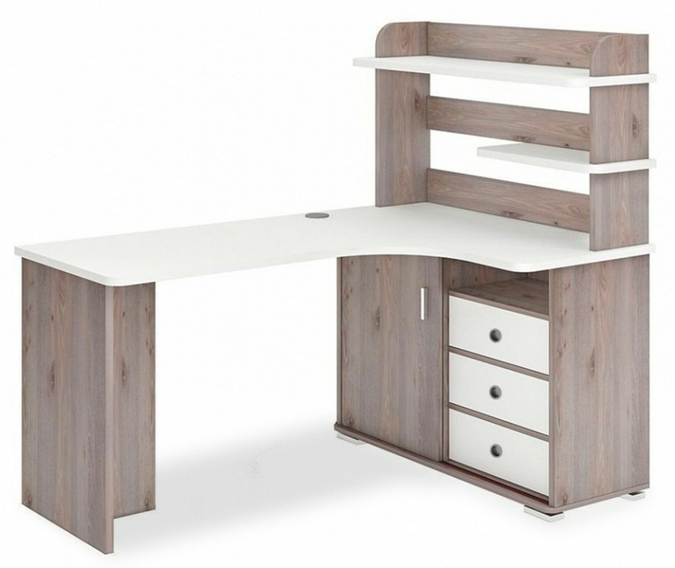 Фото Стол компьютерный Домино СР-165 MER_SR-165-NBEBE-PRAV-NOVYJ - интернет-магазин МегаТерем в Москве