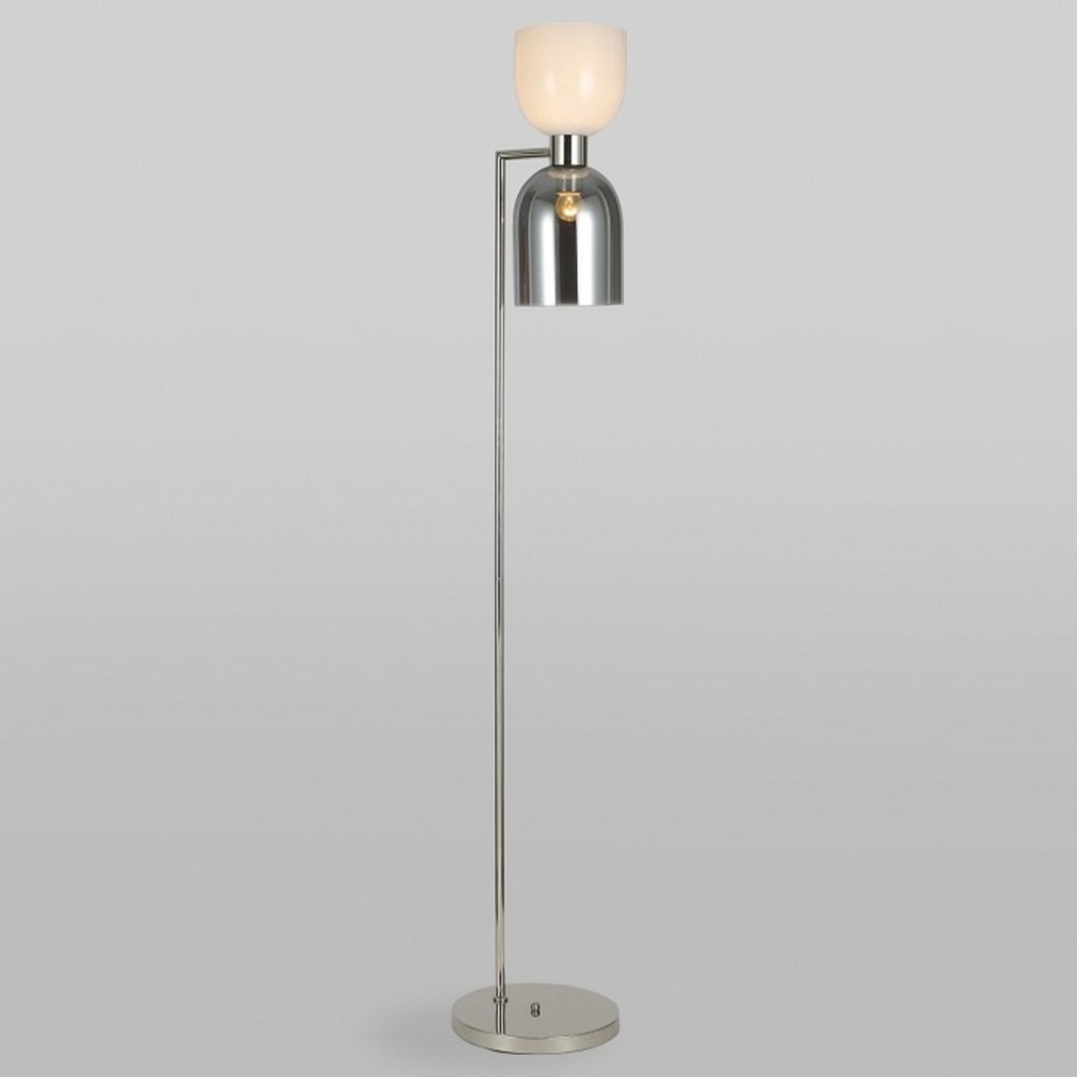 Фото Торшер Eurosvet Tandem 01085/2 никель EV_a052302 - интернет-магазин МегаТерем в Москве