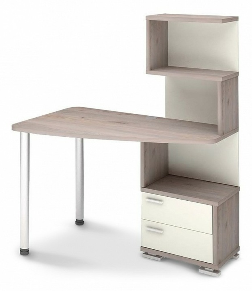 Фото Стол компьютерный Домино нельсон СКМ-60 MER_SKM-60_NBE-LEV - интернет-магазин МегаТерем в Москве