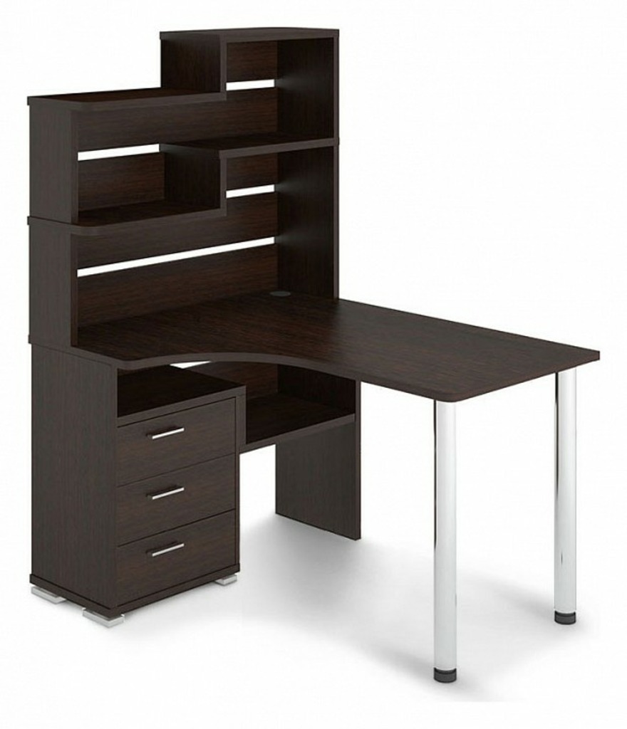 Фото Стол компьютерный Домино СР-132-130 MER_SR-132_V-LEV - интернет-магазин МегаТерем в Москве