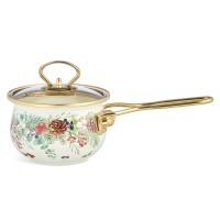 Ковш эмалированный серия "celebration" 0,9л, диа 14 см Agness (943-081)