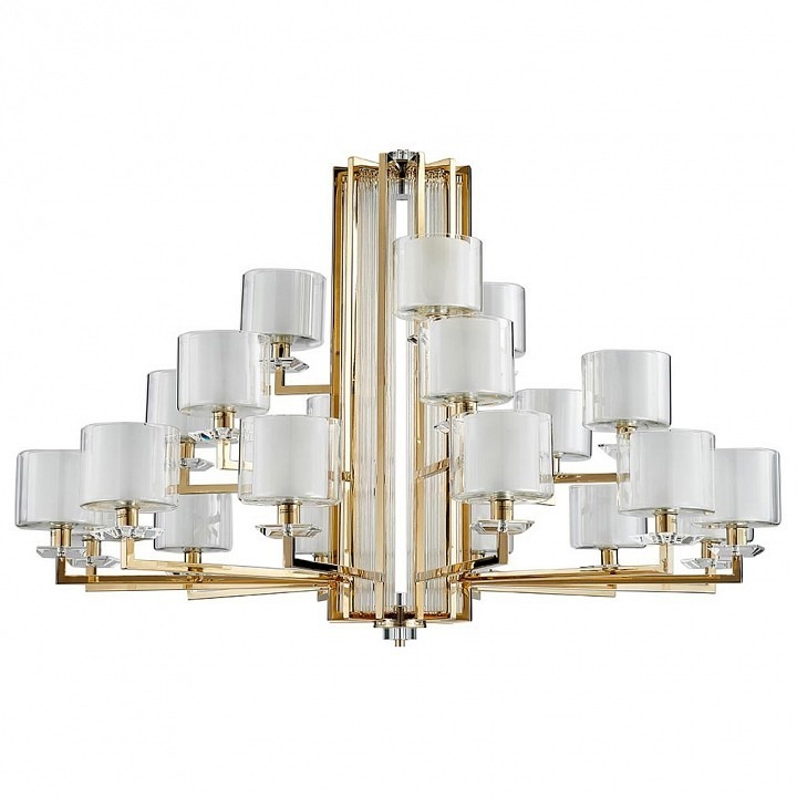 Фото Подвесная люстра Newport 4400 4412+6+3/C gold NWP_M0062635 - интернет-магазин МегаТерем в Москве