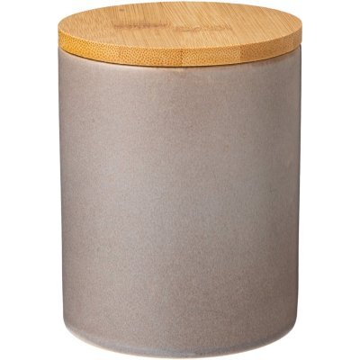 Банка для сыпучих продуктов 570 мл коллекция "glaze collection" цвет:серый меланж Lefard (191-234)